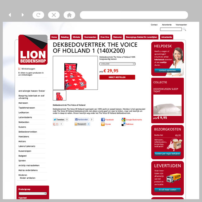 Lion Beddenshop